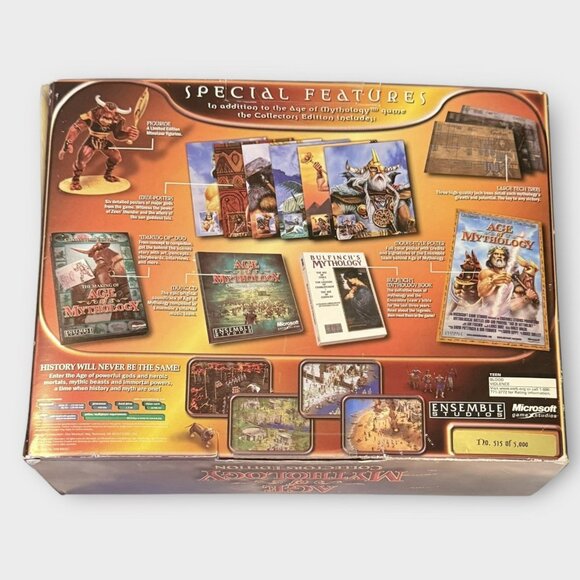 Age of Mythology Collectors Edition PC BIG BOX Rare Canadian 515/5,000 - Picture 6 of 16